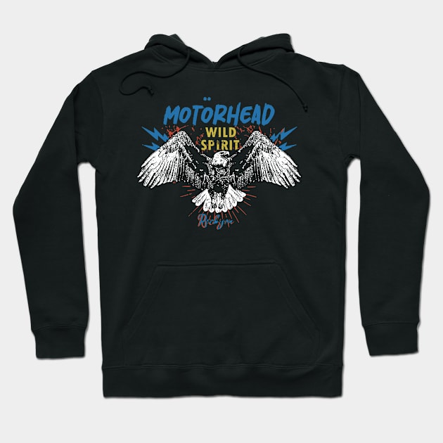 motorhead wild spirit Hoodie by akhirnya pattern